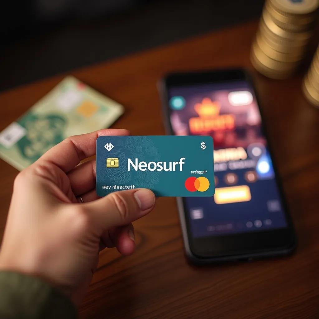 Australian player depositing with Neosurf on a casino site