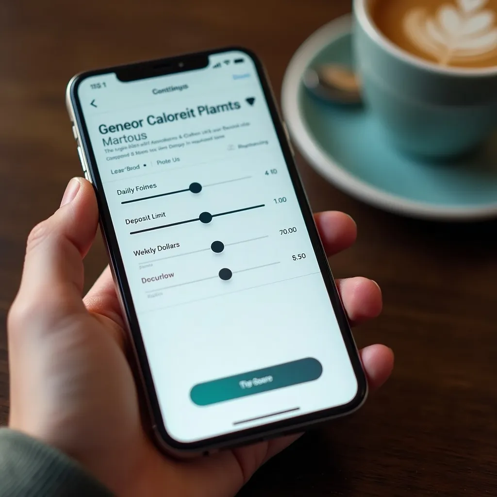 Australian bank account with deposit limit settings