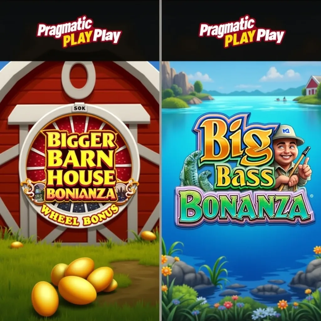 Bigger Barn House Bonanza vs Big Bass Bonanza comparison overview