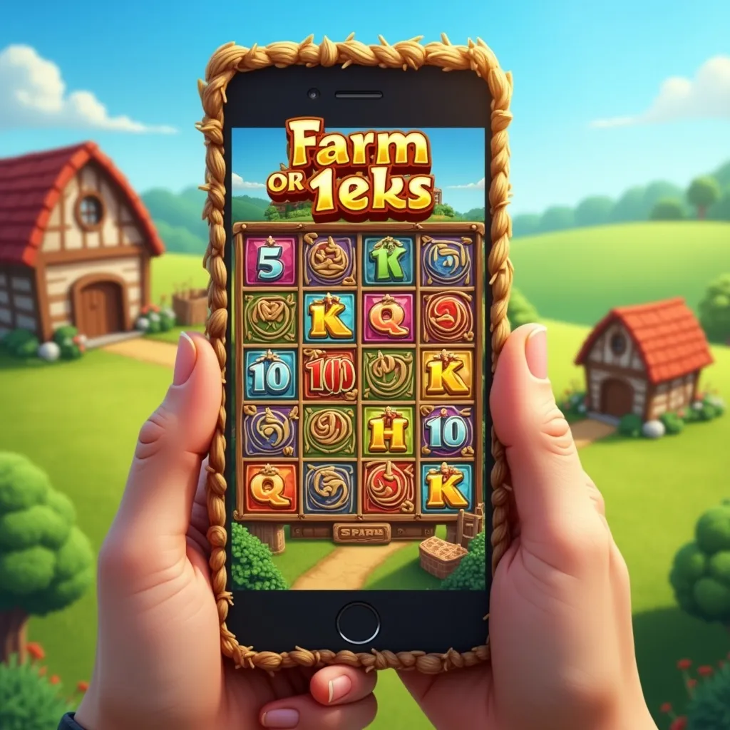 Bigger Barn House Bonanza wheel bonus on mobile screen